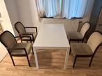 Table de qualité avec 4 chaises, Enlèvement, Comme neuf, 4 à 6 chaises