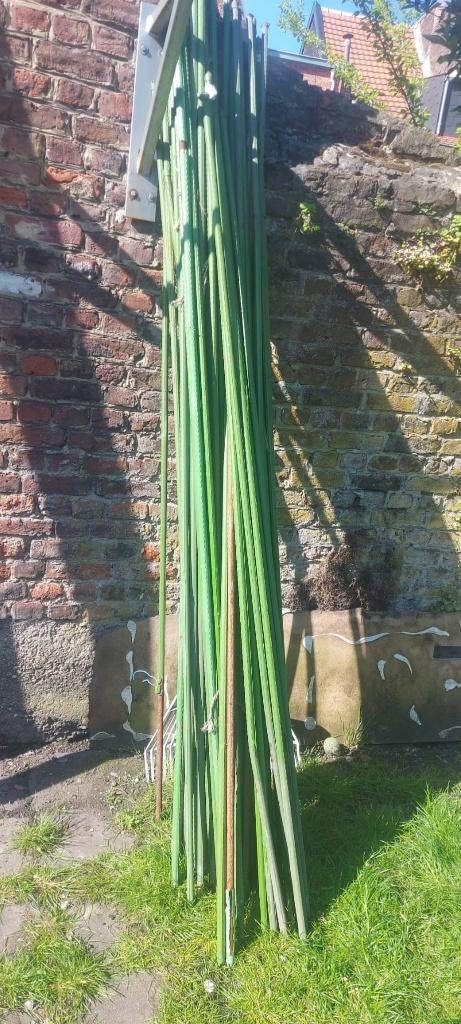 stalen palen voor tuinplanten, Tuin en Terras, Ophalen, Gebruikt