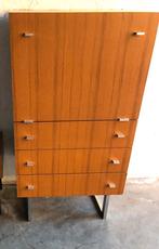 Vintage secretaire ladekastje Pierre Guariche Meurop, Ophalen, Gebruikt
