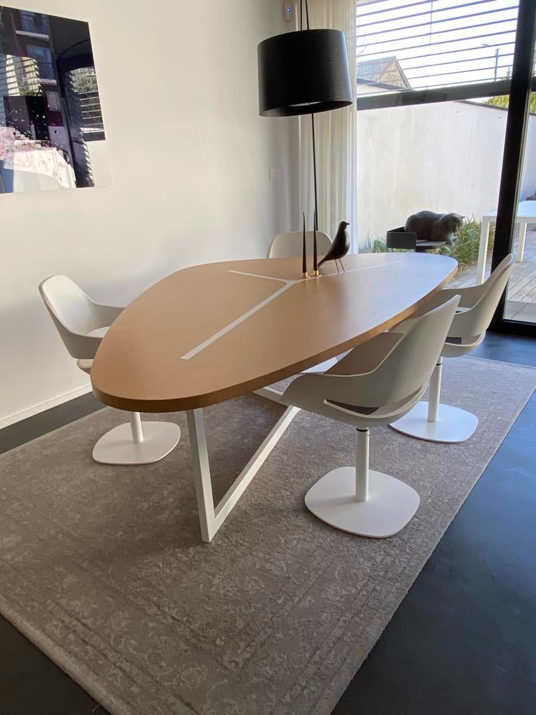 Table B&B italia Seven, Ophalen, Zo goed als nieuw, Wit