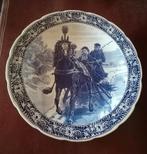 Delfts blauw borden - 'thema paard & kar', Antiek en Kunst, Ophalen