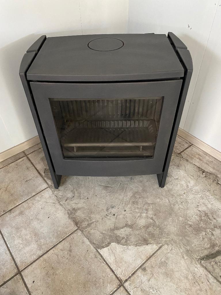 Poêle à bois Saey Scope à l'état neuf., Bricolage & Construction, Enlèvement, Comme neuf