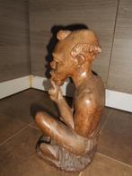 Mooi houten beeld - Afrikaans, Ophalen of Verzenden