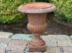gietijzeren tuinvaas - hoogte 22,5 cm - uitstekende staat, Ophalen