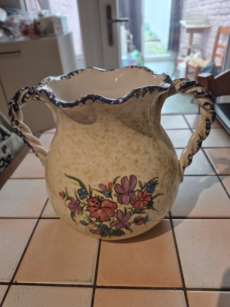 Vase floral, Antiek en Kunst, Antiek | Vazen