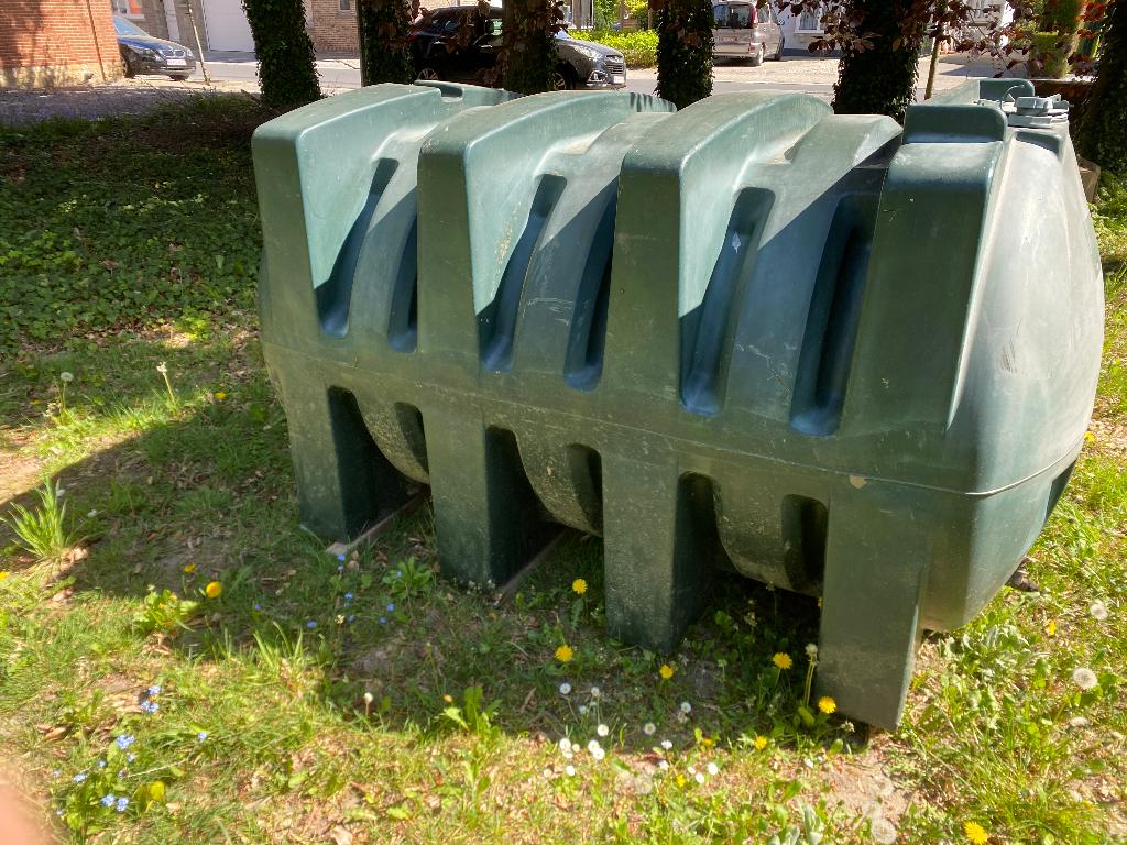 Dubbelwandige mazouttank, Ophalen