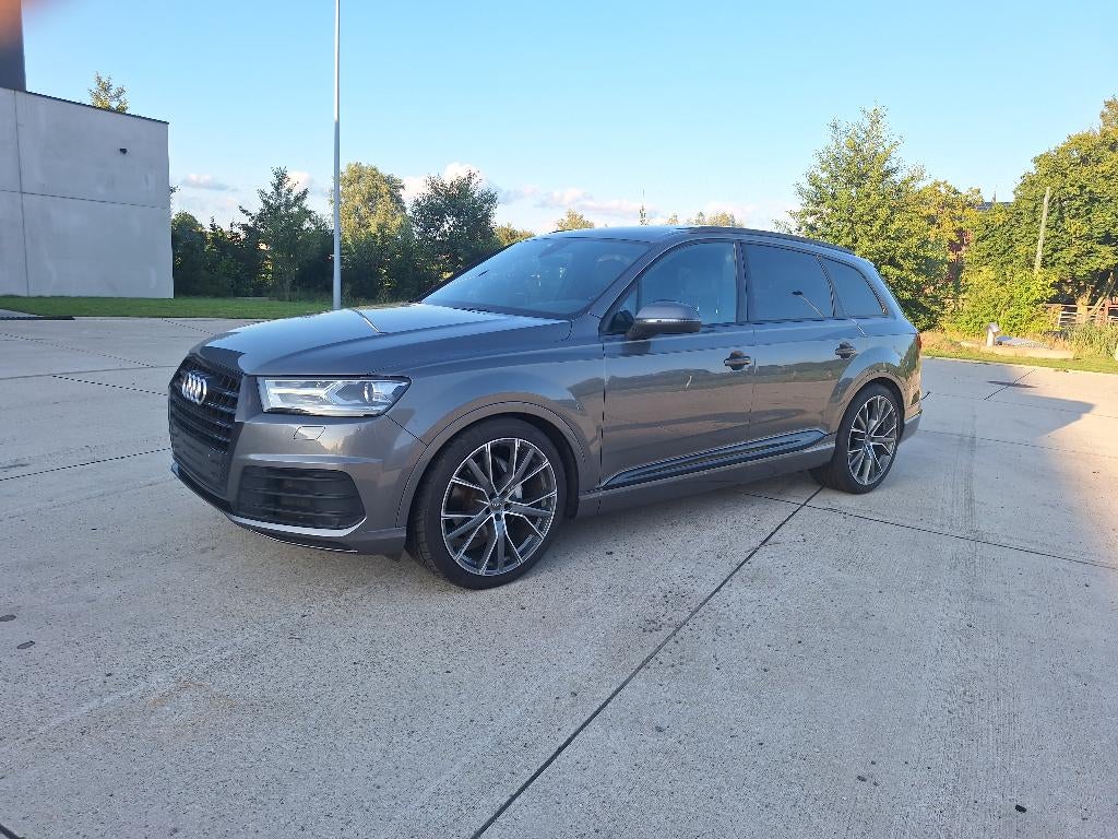 Audi Q7 S-line, Autos, Cuir, Argent ou Gris, Achat, Euro 6