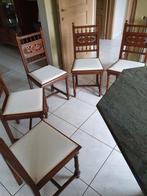 BELLES CHAISES ANCIENNES BRUNES 6 PIÈCES POUR 90 EUROS, Antiquités & Art, Enlèvement