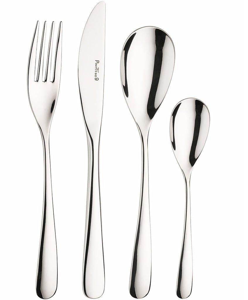 Nieuw | Pintinox 24-delige Bestekset in Inox 18/10 Swing, Maison & Meubles, Cuisine | Couverts, Neuf, Résiste au lave-vaisselle