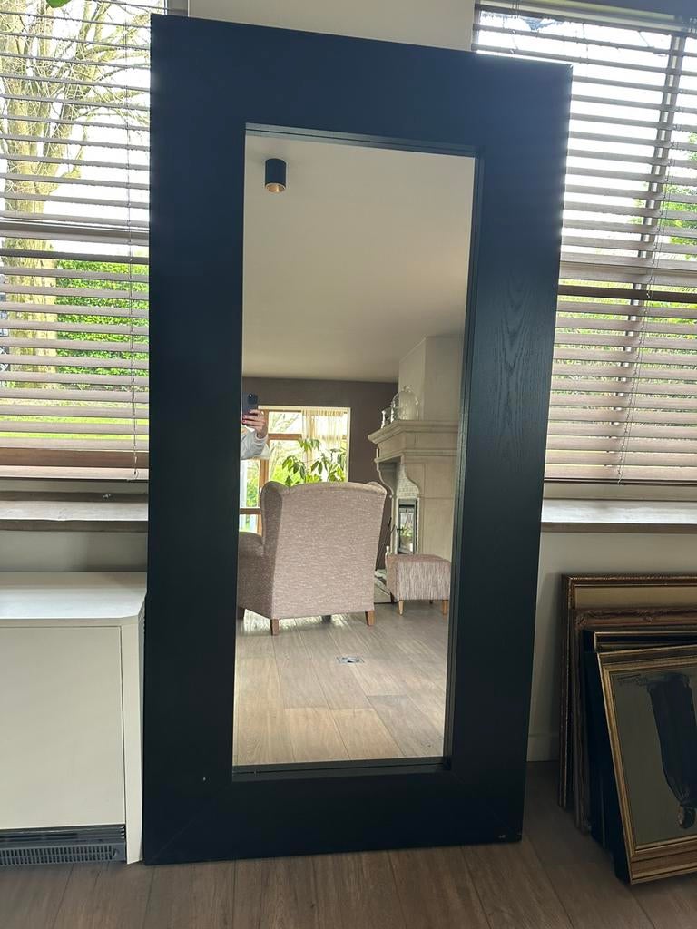 Spiegel staand, Huis en Inrichting, Woonaccessoires | Spiegels, Ophalen, Zo goed als nieuw