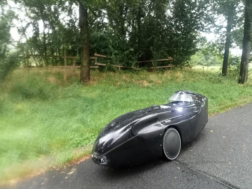 Velomobiel ( E-waw 225), Gebruikt, Onderstuur, Cabine, Ophalen