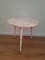 Marmeren bijzettafel, Huis en Inrichting, Tafels | Bijzettafels, Ophalen, Zo goed als nieuw