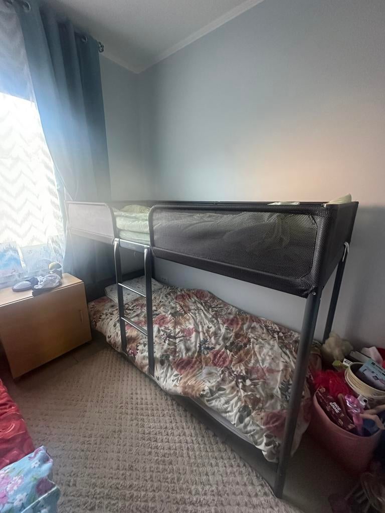 Stappelbed ikea, Ophalen, 90 cm, Eenpersoons, Minder dan 160 cm