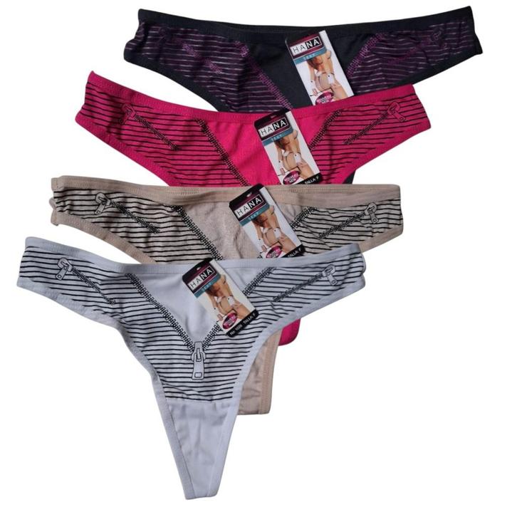 Hana string - 4PACK - one size, Kleding | Dames, Ondergoed en Lingerie, String, Wit, Verzenden