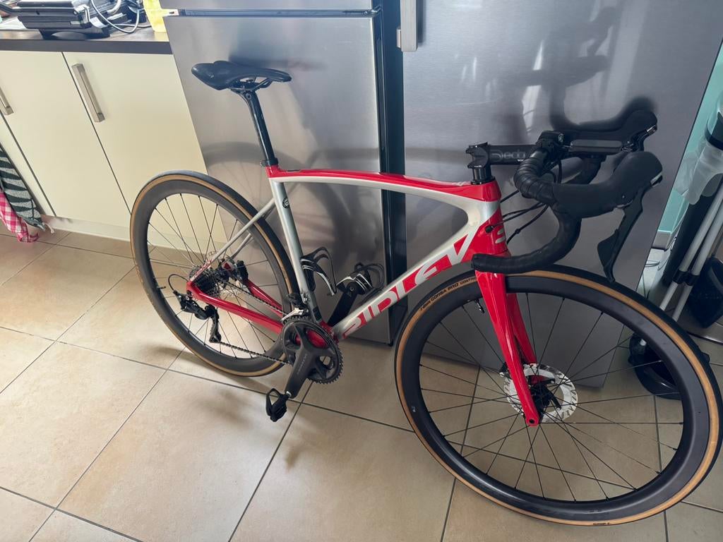 Vélo Ridley fenix sl  disc taille s (54) couleur rouge /gris, Gebruikt, Carbon, 10 tot 15 versnellingen, Heren