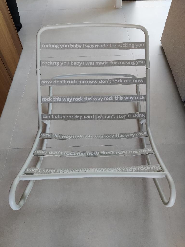 Fatboy Rock en Roll, Jardin & Terrasse, Chaises de jardin, Comme neuf, Métal, Enlèvement