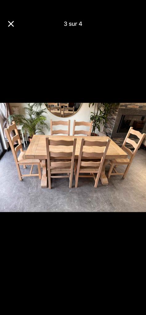 Vend table, Maison & Meubles, Tables | Tables de salon, Comme neuf, Chêne, Enlèvement ou Envoi