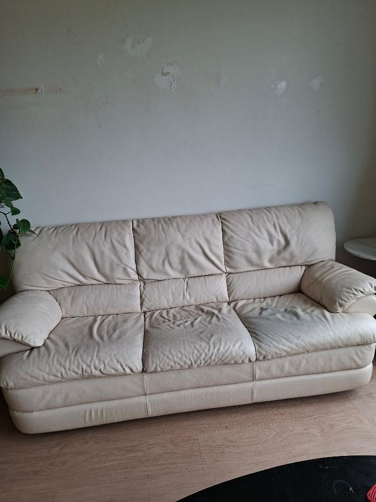 Zetel, Huis en Inrichting, Ophalen, Kunststof, Gebruikt, Driepersoons