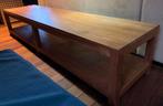Table basse longue en teck L200 W50 H40, Maison & Meubles, Teck, Moins de 50 cm, 200 cm ou plus, Comme neuf