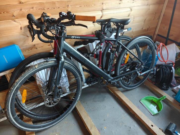 Vélo électrique DYU Stroll 1 Noir, Vélos & Vélomoteurs, Vélos électriques, Comme neuf, Autres marques, 59 cm ou plus, 50 km par batterie ou plus