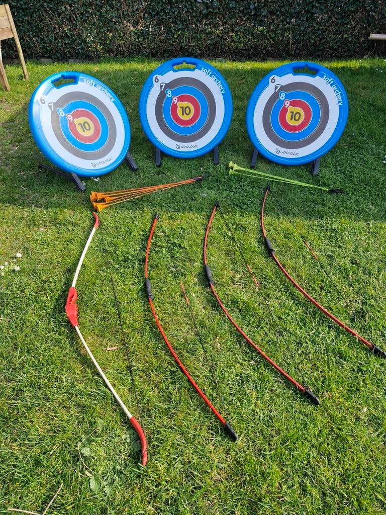 Boogschiet set Decathlon. 17 delig, Ophalen, Pijlen