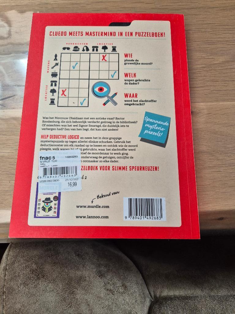 boek met puzzels, Ophalen, Zo goed als nieuw, Puzzelboek