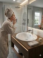 Vasque à encastrer en céramique - 50 cm/ 45 cm -15€, Bricolage & Construction, Enlèvement ou Envoi