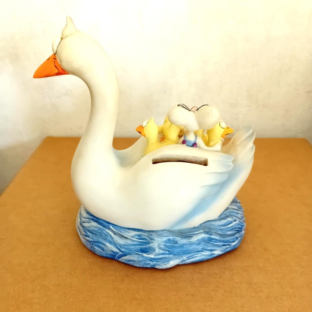 Diddl cygne tirelire, Collections, Diddl, Enlèvement, Diddl, Utilisé, Statue ou Figurine