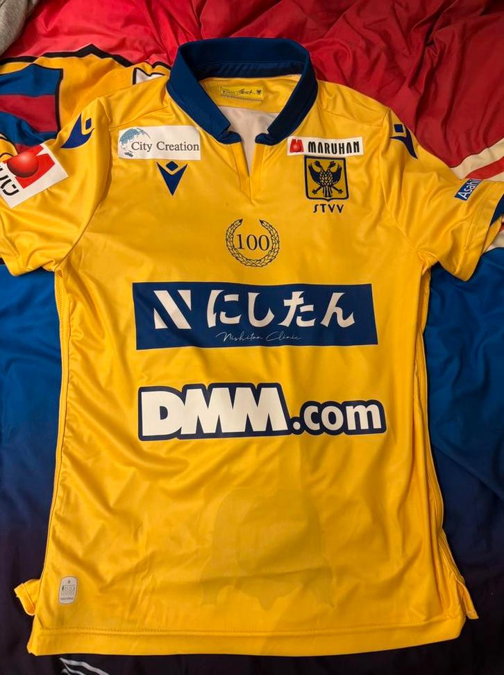 Gesigneerd Mathias Delorge stvv 23/24, Sports & Fitness, Football, Comme neuf, Maillot, Enlèvement ou Envoi