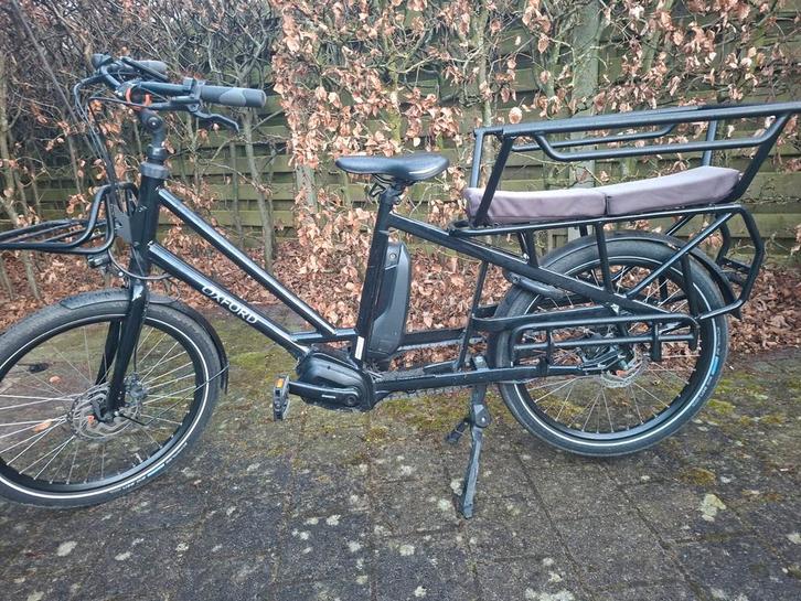 Oxford cargobike lomgtail te koop met accesoires, Fietsen en Brommers, Elektrische fietsen, Ophalen