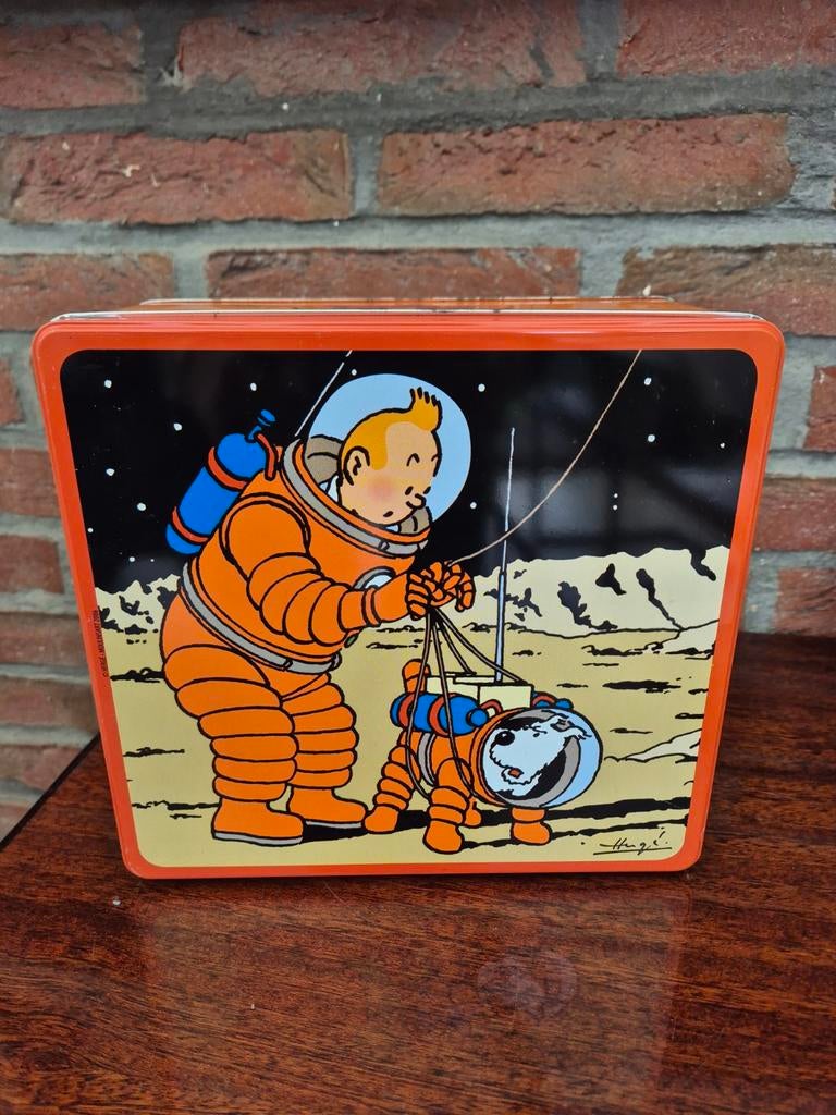 Boîte métal Tintin sur la lune, Enlèvement ou Envoi, Tintin