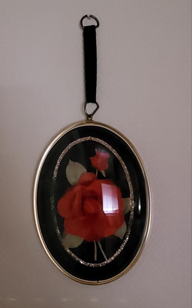 Wandklok - brievenhouder - gedroogde bloem, Ophalen, Wandklok