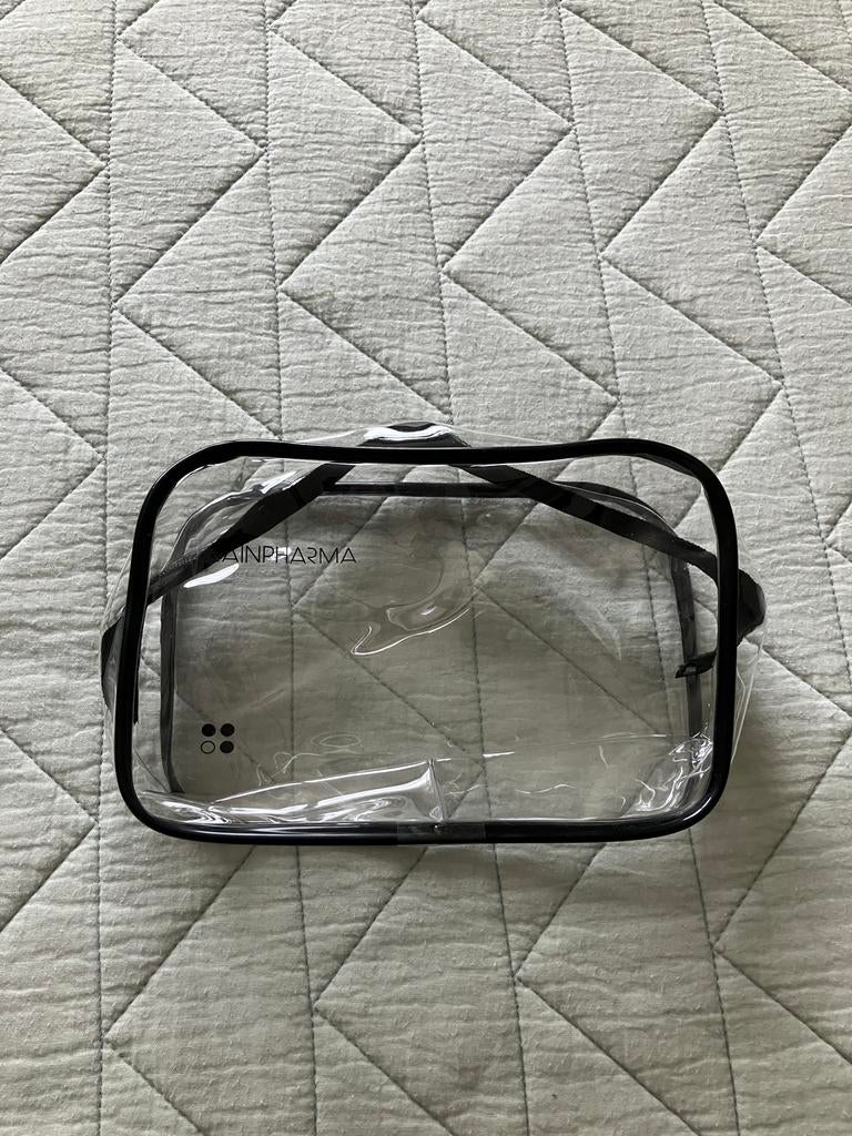 Toiletzak make-up tas / pouch / etui Rainpharma transparant, Ophalen of Verzenden, Nieuw