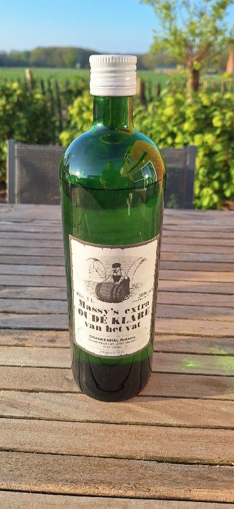 Volle fles stokerij Massy, extra Oude Klare 1l ., Verzamelen, Ophalen, Zo goed als nieuw
