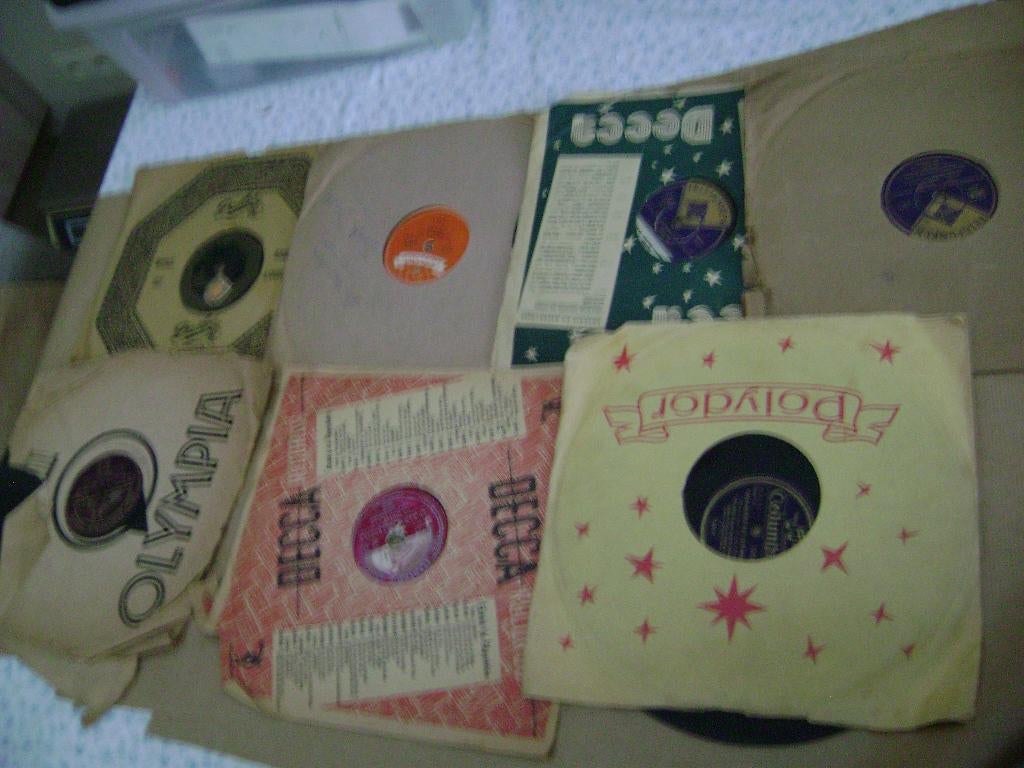 78 toerenplaten (zie lijst), Ophalen, Gebruikt, 10 inch