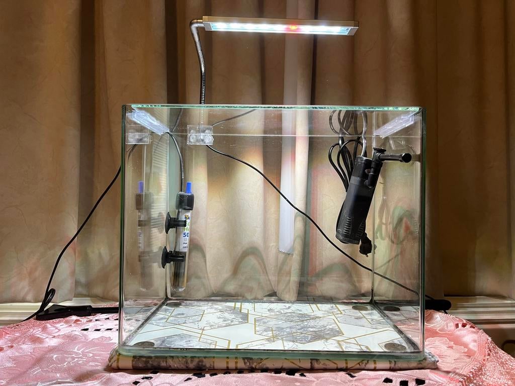 Aquarium 20L, Dieren en Toebehoren, Ophalen, Zo goed als nieuw, Filter