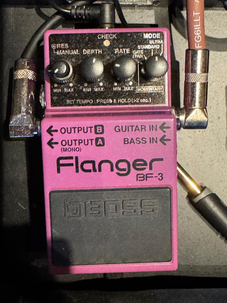 BOSS FLANGER BF-3, Muziek en Instrumenten, Ophalen of Verzenden, Zo goed als nieuw, Reverb