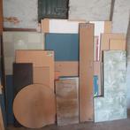 verschillende Houten platen en balken te koop, Doe-het-zelf en Bouw, Hout en Planken, Ophalen, Gebruikt, Vuren, Minder dan 25 mm