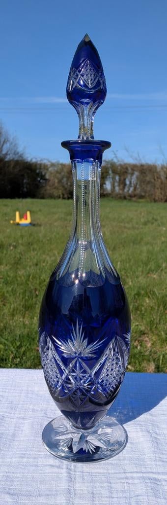 Splendide Carafe en Cristal du Val Saint-Lambert – Taille «