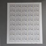 Volledig blad 40 Belgische postzegels, 1980 , 1000 Frank, Ophalen of Verzenden, Postfris, Frankeerzegel, Postfris