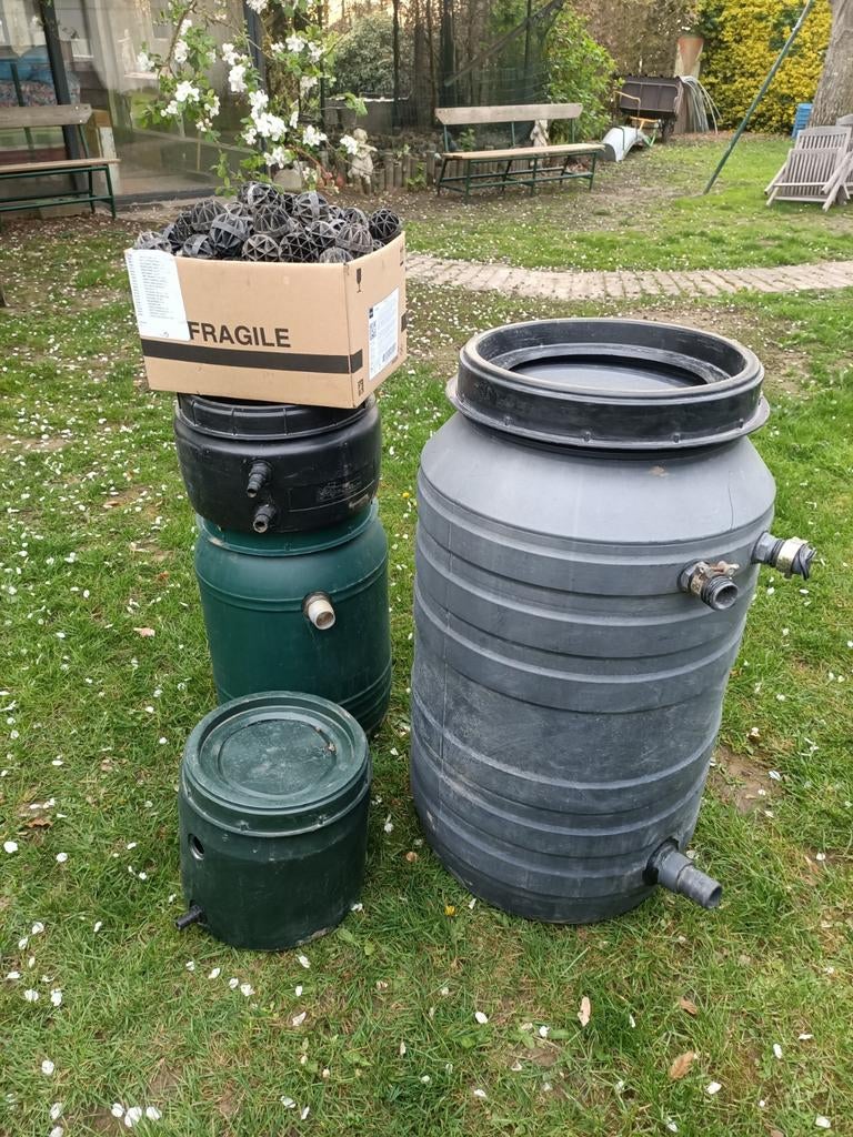 Vijver filter, Ophalen