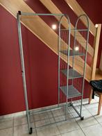Stevig kledingrek op wielen, uittrekbaar, Ophalen, Gebruikt