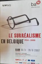 Affiche expo le surréalisme en Belgique BAM, Enlèvement ou Envoi