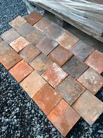 Lot antieke terracotta tegels Voor info BELLEN 0474220705, Ophalen