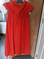 Lang rood kleed met open rug, Kleding | Dames, Gelegenheidskleding, Maat 38/40 (M), Ophalen of Verzenden, Zo goed als nieuw, Rood
