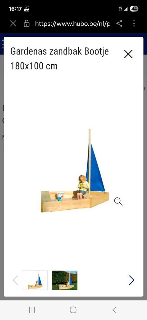 Nieuwe zandbak zeilboot te koop, Enlèvement, Neuf