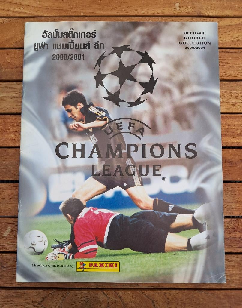 Panini Champions League 2000/2001 leeg empty album Thailand, Enlèvement ou Envoi, Neuf