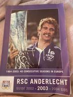 Jaarboek Anderlecht 2003 met 18 handtekeningen, Ophalen of Verzenden, Gebruikt, Overige typen