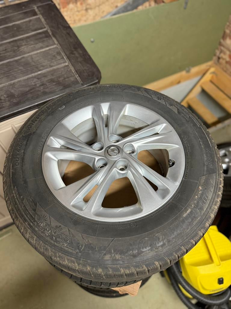 Jantes et pneus hiver Opel Grandland X 5x108, Autos : Pièces & Accessoires, Enlèvement