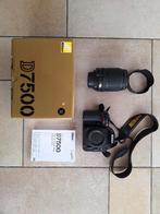 Nikon D7500 met bijhorende lens, Audio, Tv en Foto, Fotocamera's Digitaal, Ophalen, Spiegelreflex, 21 Megapixel, Zo goed als nieuw